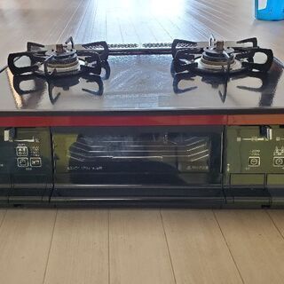 パロマ ガステーブル 水無し両面焼き 59cm プロパンガス(LPG) 左強火