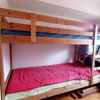 IKEA　木製二段ベッド　MYDAL　ミーダル