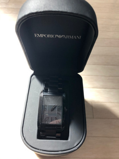 エンポリオ アルマーニ の 腕時計 黒 | www.jupitersp.com.br