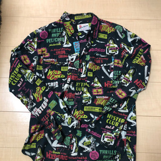 ヒステリックグラマー　総柄　シャツ