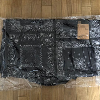 ノースフェイス ノベルティ コンパクトジャケット　メンズ　バンダナ柄　M ブラック