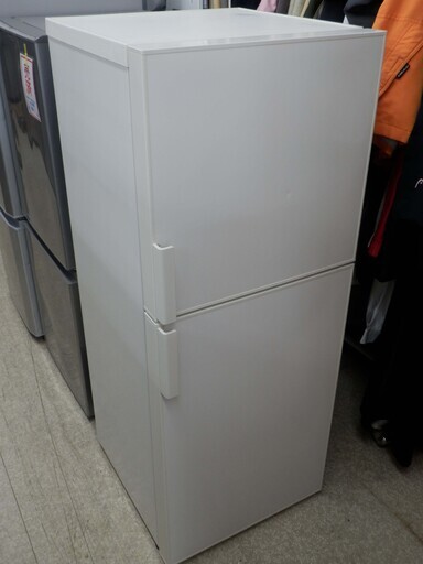 札幌 137L 無印良品 2015年製 2ドア冷蔵庫 AMJ-14D-1 白 ホワイト系 