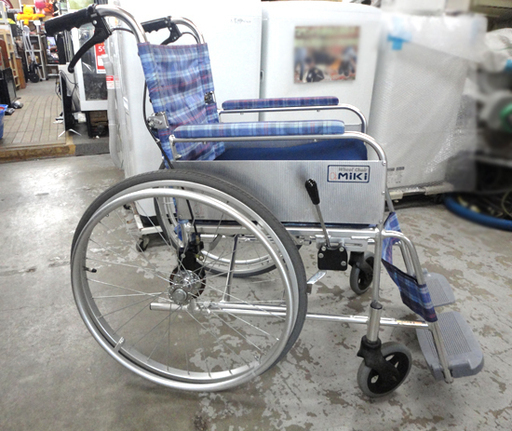 Miki 車椅子 アルミ自走式車椅子 介助ブレーキ付 超軽量 M-43KDB