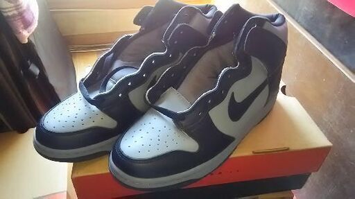超レア新品/箱付き 99年 NIKE DUNK HIGH LE 28㎝  黒グレー 630335-002