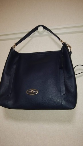 COACHラージ スカウト ホーボーペブルレザー2WAY　A4対応ｼョルダーバッグ