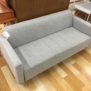 2人掛けソファー ライトグレー 布 【トレファク岸和田店】 【公式通販】