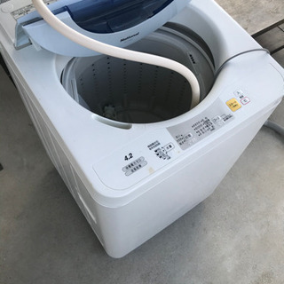 洗濯・脱水容量4.2kg 全自動洗濯機 NA-F42M7  