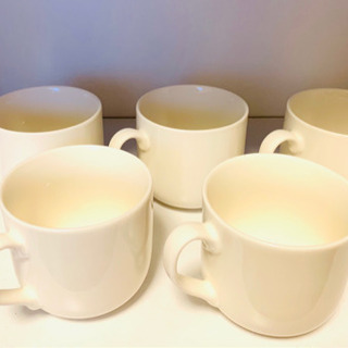コーヒーカップ（白）5個