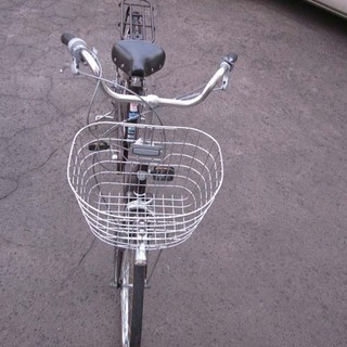 南12条店 自転車 26インチ かご付き 幼児2人同乗基準適合車 ブラウン
