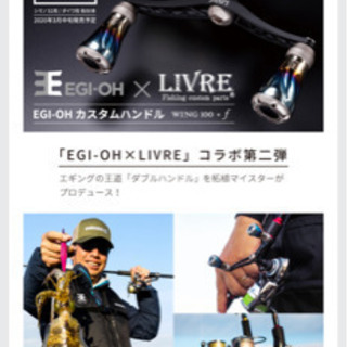 エギ王カスタムハンドルWING100 シマノ用S2