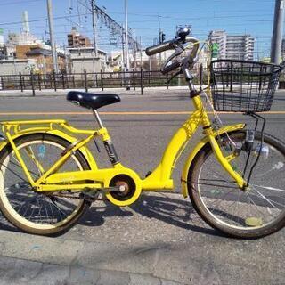 ♪ジモティー特価♪小学生用２０型子供車　黄色　中古自転車