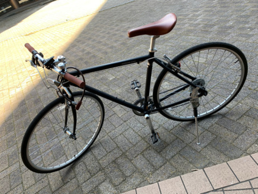 クロスバイク:WEEKENDBIKES(510) ブラック\u0026ブラウン