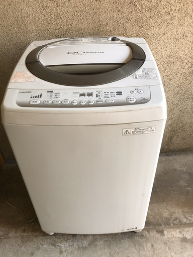 TOSHIBA 東芝 全自動洗濯機 7.0kg AW-70DM 2014年製 幅60cm×奥行57cm×高さ96cm