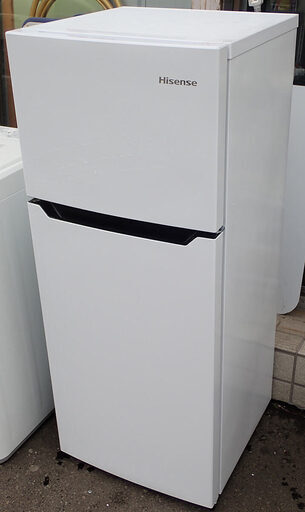 札幌 ハイセンス 2ドア 冷蔵庫 120L HR-B1201 2018年製 中古