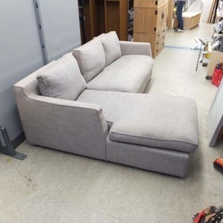 ソファ 3人掛け カウチソファ ベージュ系 布 アクタス ACTUS ペイペイ対応 札幌市西区西野