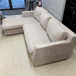 ソファ 3人掛け カウチソファ ベージュ系 布 アクタス ACTUS ペイペイ対応 札幌市西区西野