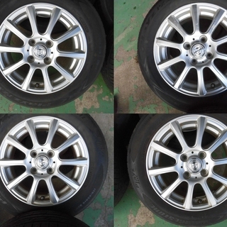 発送OKバリ山●ホイール付★175/65R14★ブリジストン ４本　H-2