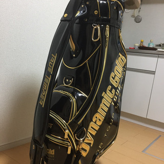 値下げ❗️限定品ダイナミックゴールドのキャディバッグ