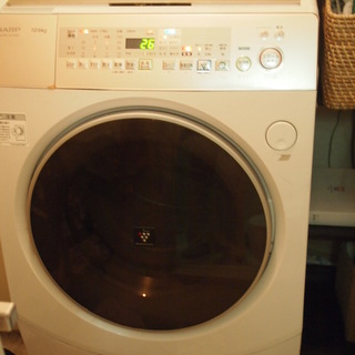 シャープ　ドラム式洗濯機　10/6ｋｇ　プラズマクラスター　ES...