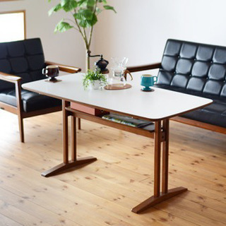 カリモク60カフェテーブル - 家具