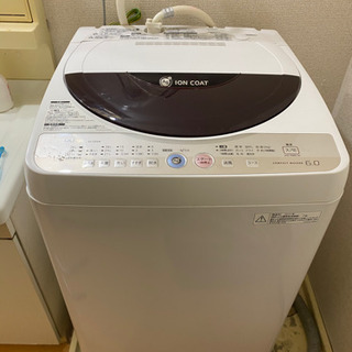 (交渉中)SHARP 洗濯機 6キロ