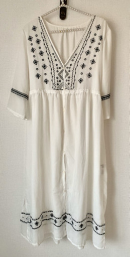 再値下 Global Work グローバルワーク 春ワンピース ロングガウン チュニック みなみ 調布のワンピース の中古 古着あげます 譲ります ジモティーで不用品の処分