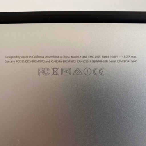 美品】MacBook Air (13-inch, Early 2015) ノートパソコン