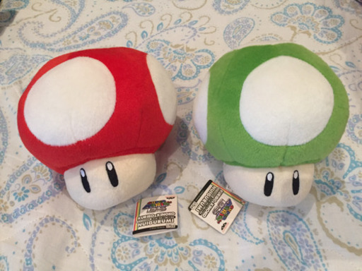 値下げ スーパーマリオに出てくるキノコのぬいぐるみ2個セット ゆづき 品川のおもちゃの中古あげます 譲ります ジモティーで不用品の処分