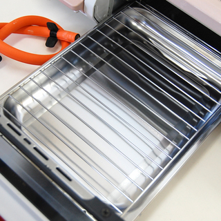 美品 19年製 LPガステーブル パステルピンク 左強火 片面水無しグリル 2口 ガスコンロ ☆ PayPay(ペイペイ)決済可能 ☆ 札幌市 清田区 平岡