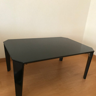ニトリ　折り畳みテーブル　黒色