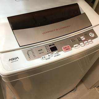 【取引成立済】洗濯機　AQUA 7kg