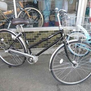 札幌 27インチ 自転車 ブリヂストン ママチャリ シティサイクル 3段