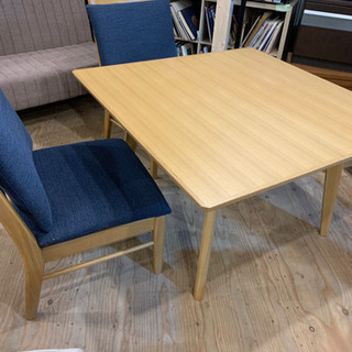 広島市引き取り可能ニトリ　ダイニングテーブル椅子二脚セット ニトリ ダイニングテーブルセット（椅子2脚）