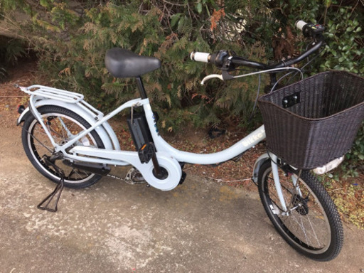 J01N電動自転車C18Rブリジストンビッケ20インチ❗️３人乗り対応
