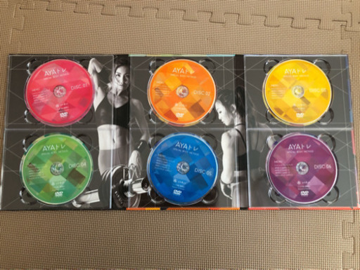 トレーナーAyaさんのトレーニングDVD6枚セット