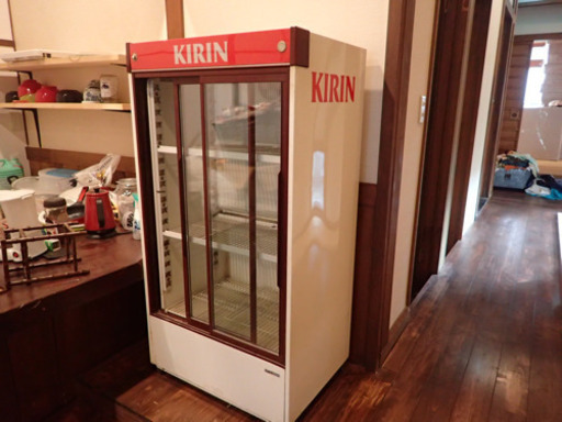レトロ！KIRIN業務用冷蔵庫　アンティーク家電