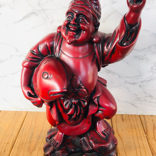 恵比寿様 置物 仏像 アンティーク 約46cm | www.alassema-group.com