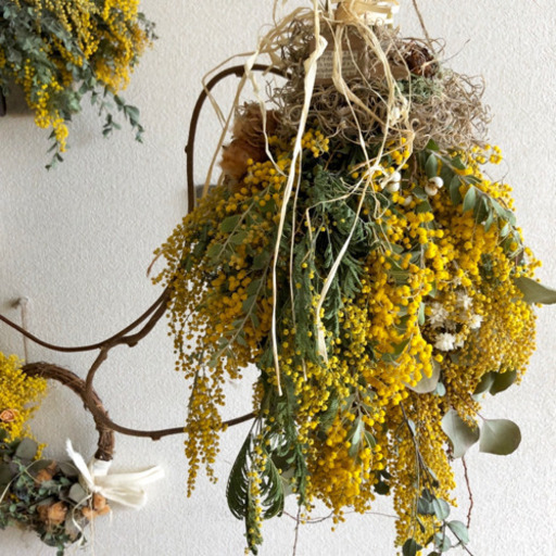 受注制作ミモザフライングリース ミモザボール