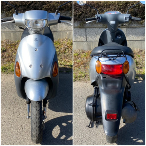 ☆レッツ4.高年式FIモデル☆シルバー☆タイヤ・プラグなど新品交換^_