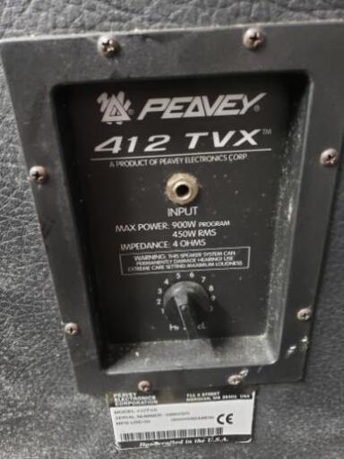 東京近郊の方のみ Peavey 12インチ×4発SP USA アンプ キャビネット 超良音!