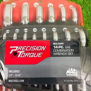 MACTOOLS SCL14PT コンビネーションレンチセット【リライズ野田愛宕店 