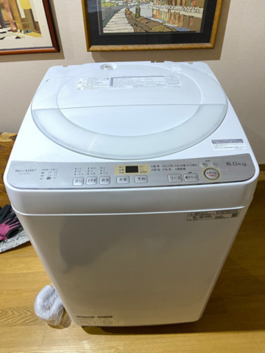 【値段交渉OK】SHARP ES-GE6C 全自動洗濯機 2019年製