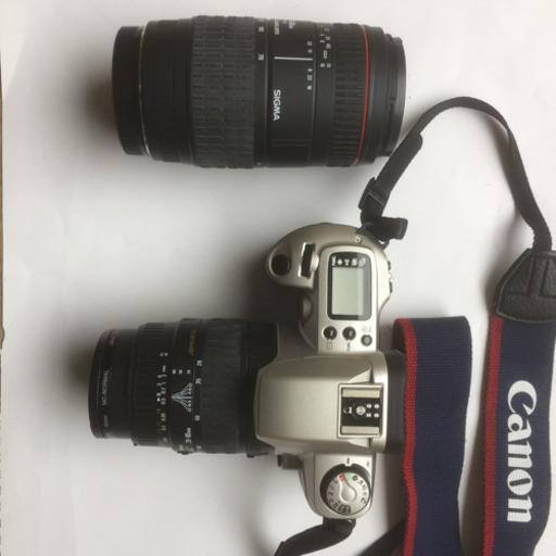 フィルム 一眼カメラ キャノン NEW EOS KISS レンズ2本付き