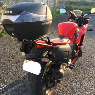 【絶好調】CBR250R 9,000km 後期 二眼モデル 自賠責令和5/2 フルパニア バックステップ スライダー リアボックス サイドバッグ ツアラー 絶好調】CBR250R 9,000km 後期 二眼モデル 自賠責令和5/2 フルパニア