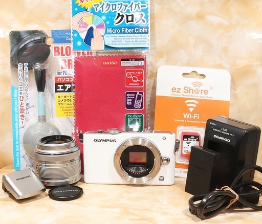 ☆極上美品＆WifiSDカードスマホ転送☆オリンパス E-PL3 レンズキット