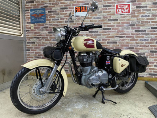 【超低走行3800km外装美車好調】  ロイヤル・エンフィールド クラシック350   【多数画像動画有】  検）ノートン エストレヤ メグロ W800 SR ST 超低走行3800km外装美車好調】 ロイヤル・エンフィールド クラシック