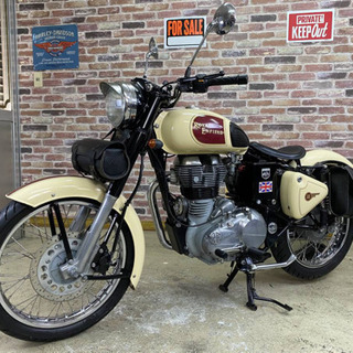 【超低走行3800km外装美車好調】  ロイヤル・エンフィールド クラシック350   【多数画像動画有】  検）ノートン エストレヤ メグロ W800 SR ST