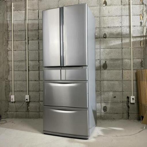 HITACHI 日立 冷凍冷蔵庫  6ドア シルバー R-SF48AM (S) 475L 2010年製