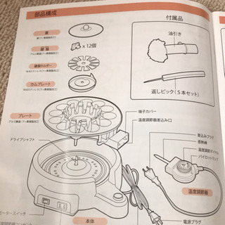 2、3度使用のたこ焼きプレート