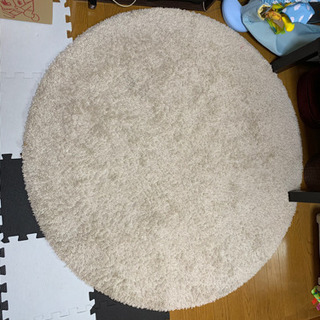 円形ラグマット　IKEA ※3/26までの引取限定